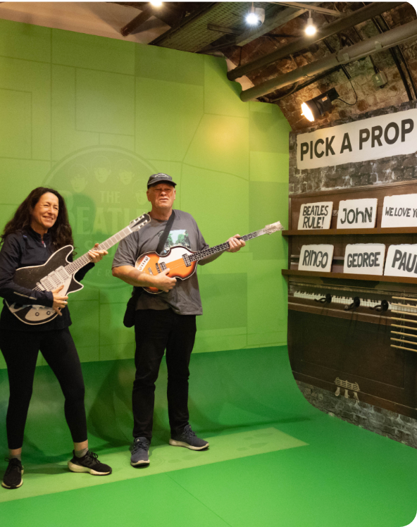 Green screen example