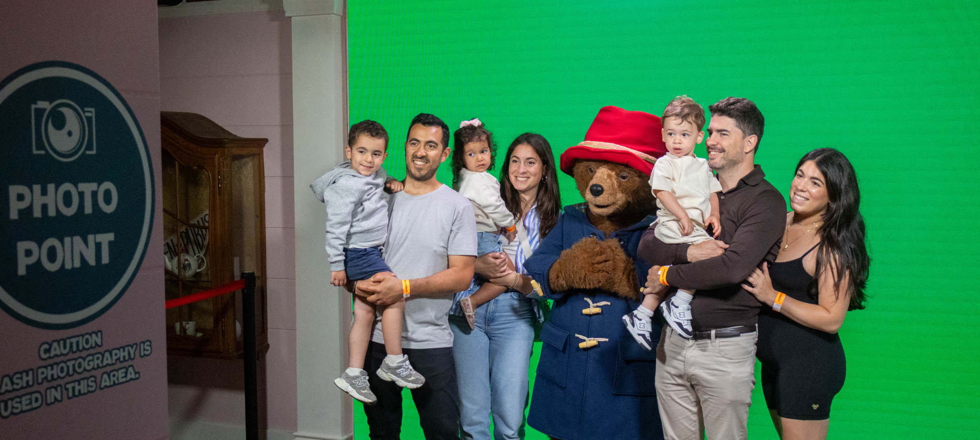 Guests at a tourist attraction